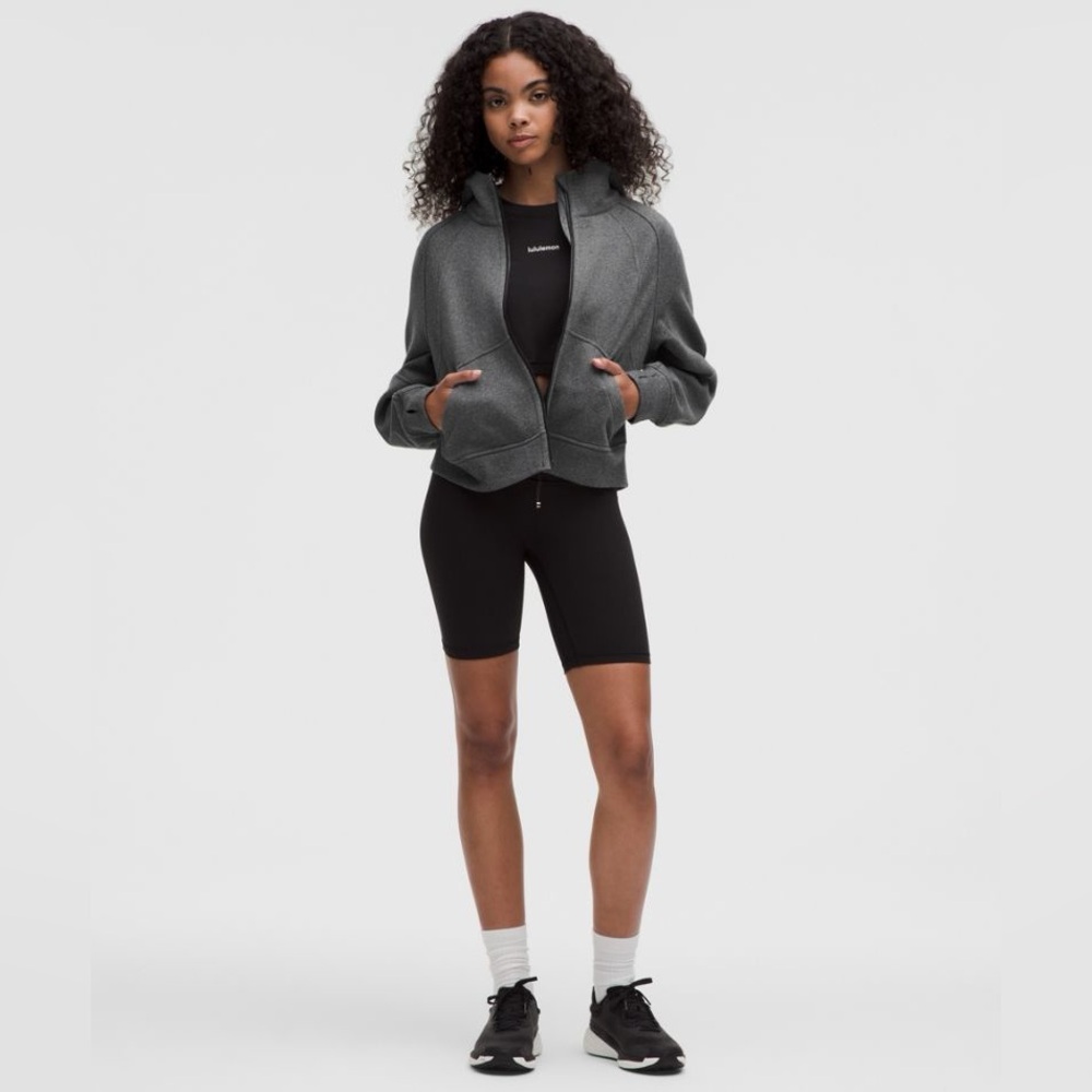 lululemon athletica Charcoal Gray Bomber Jacket